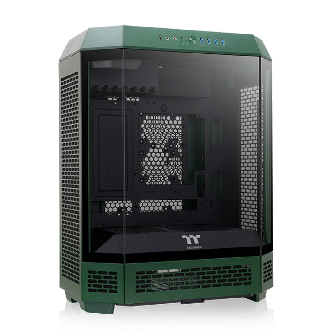 Thermaltake the Tower 600 Mid Tower Gaming Case - Racing Green - صnadoق