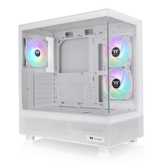 Thermaltake View 270 Plus TG Argb Mid Tower Gaming Case - Snow - صnadoق