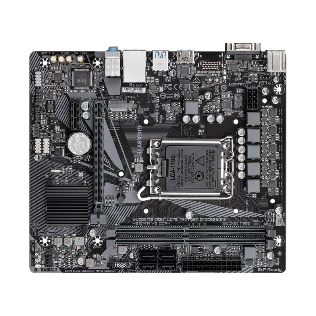 Gigabyte H610M H V3 DDR4 (rev. 1.0) Intel Motherboard - اللوحة الأم - Store 974 Electronics WLL  | ستور٩٧٤ للالكترونيات ذ.م.م