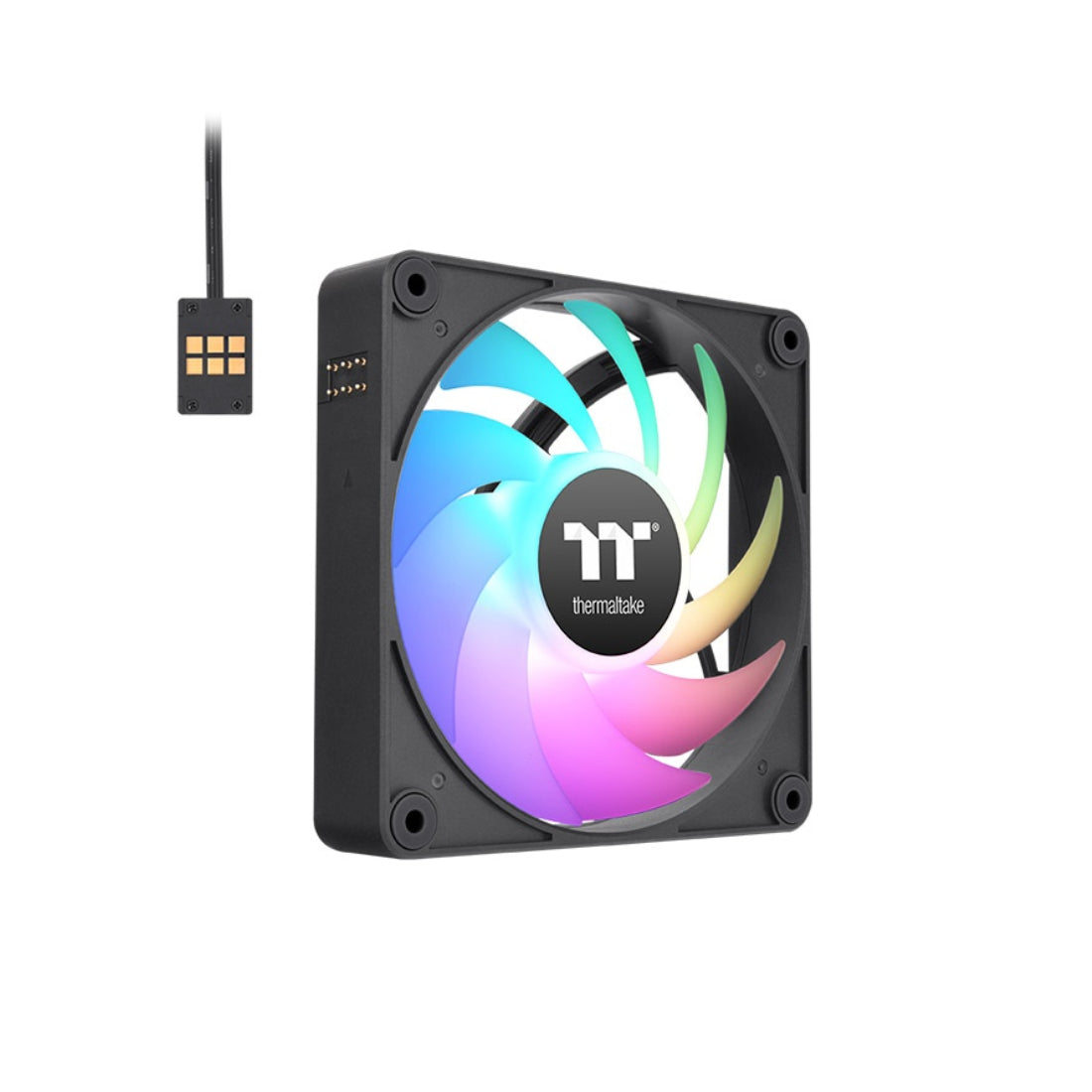 Thermaltake CT120 Ex Argb Triple Cooling Fan Kit - Black - merroحة tbridyd Thermaltake CT120 Ex Argb Triple Cooling Fan Kit - Black - merroحة tbridyd