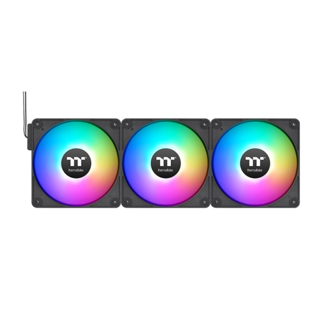 Thermaltake CT120 Ex Argb Triple Cooling Fan Kit - Black - merroحة tbridyd