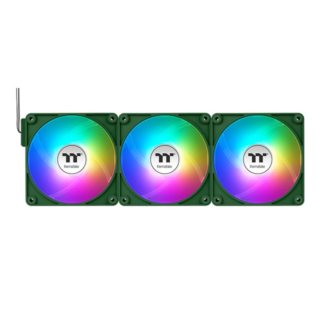 Thermaltake CT120 Ex Argb Triple Cooling Fan Kit - سباق الأخضر - الممر