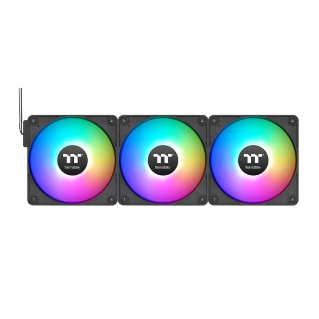 Thermaltake CT120 EX Reverse ARGB Triple Cooling Fan Kit - Black - مروحة تبريد