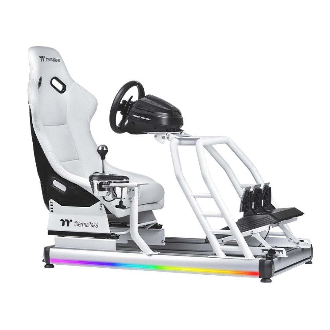 Thermaltake GR500 Racing Simulator Cockpit - Snow - كrsy أlabaib
