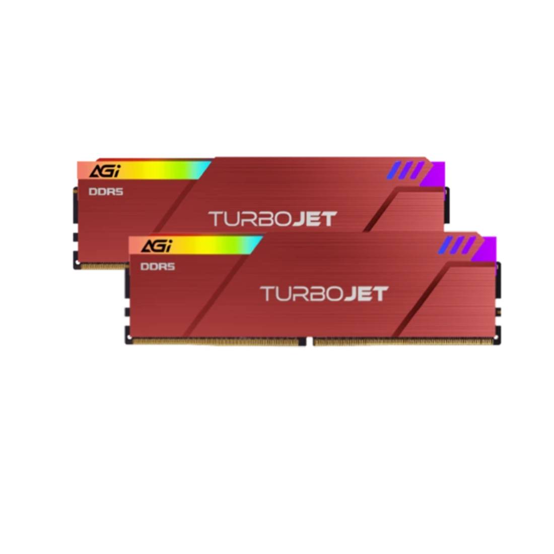 AGI Turbojet RGB 32GB (2x16GB) DDR5 6000MHz Ram - Red - الذاكرة العشوائية - Store 974 Electronics WLL  | ستور٩٧٤ للالكترونيات ذ.م.م