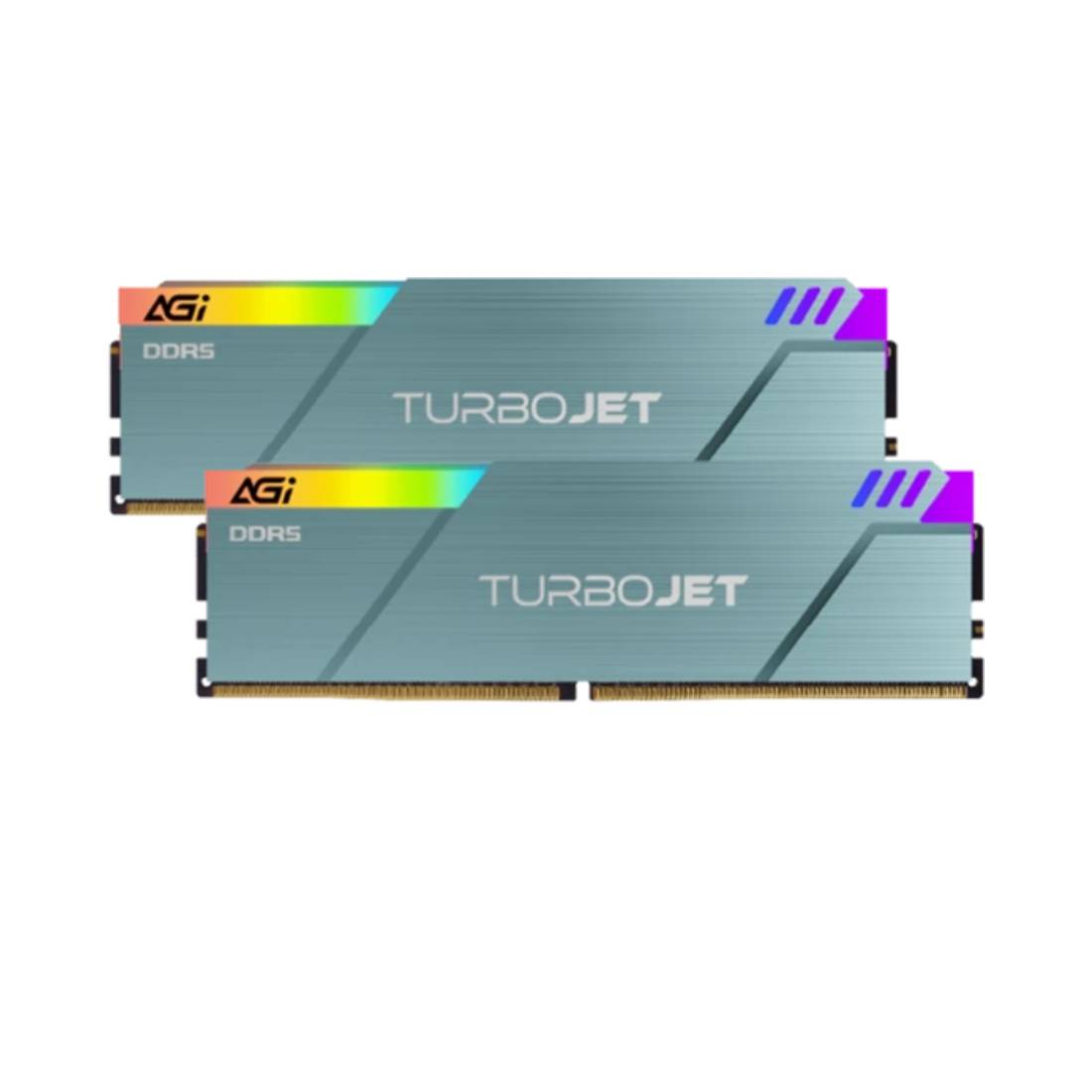 AGI Turbojet RGB 32GB (2x16GB) DDR5 6000MHz Ram - Blue Green - الذاكرة العشوائية - Store 974 Electronics WLL  | ستور٩٧٤ للالكترونيات ذ.م.م