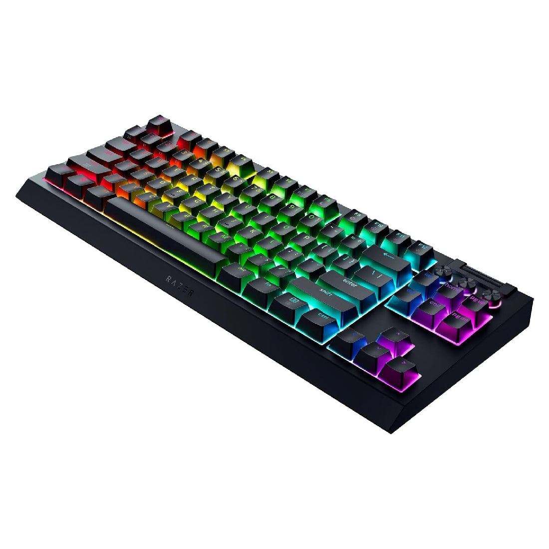Razer BlackWidow V4 TKL HyperSpeed Wireless Gaming Keyboard - Black - لوحة مفاتيح Razer BlackWidow V4 TKL HyperSpeed Wireless Gaming Keyboard - Black - لوحة مفاتيح