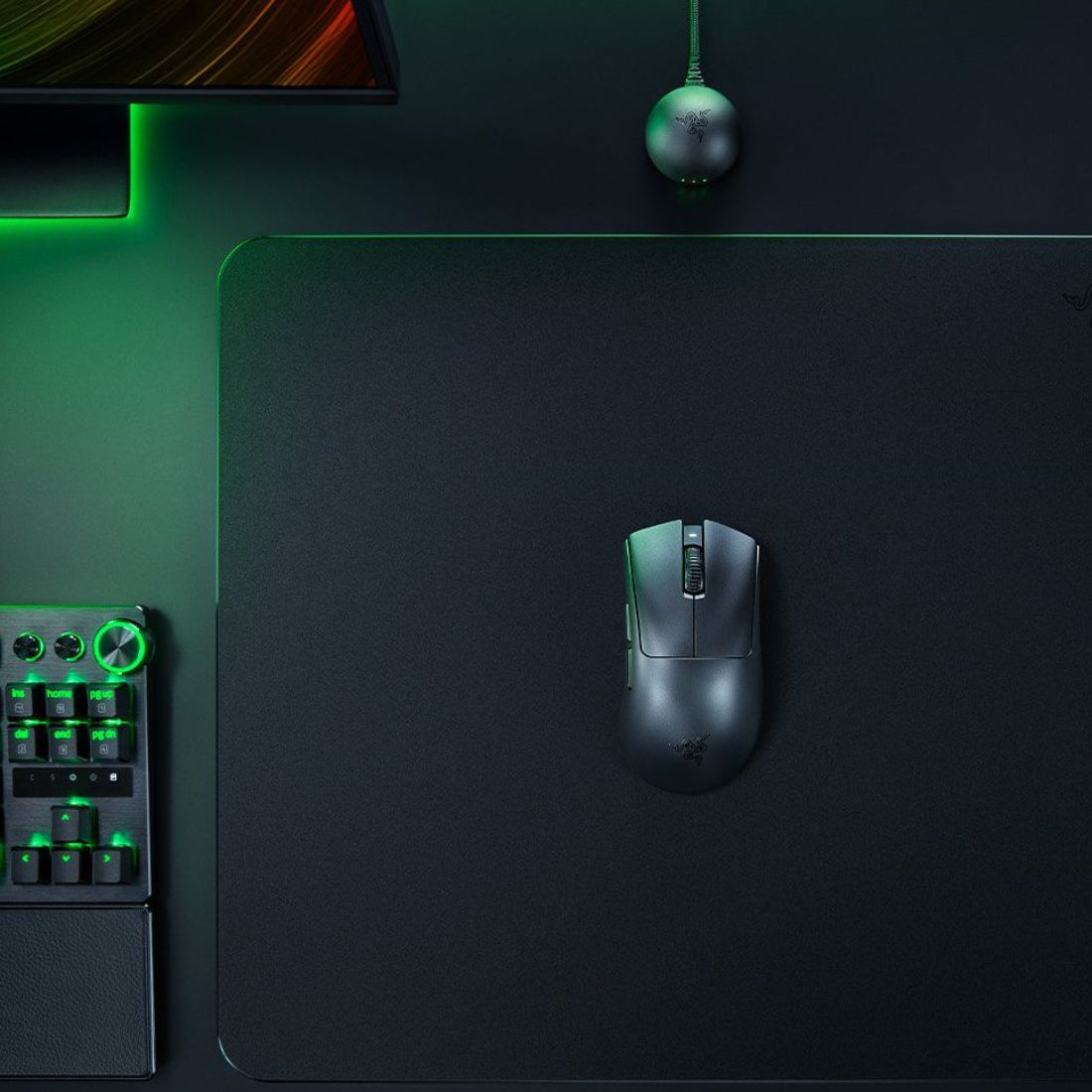 Razer DeathAdder V4 Pro Wireless Gaming Mouse - Black - فأرة Razer DeathAdder V4 Pro Wireless Gaming Mouse - Black - فأرة
