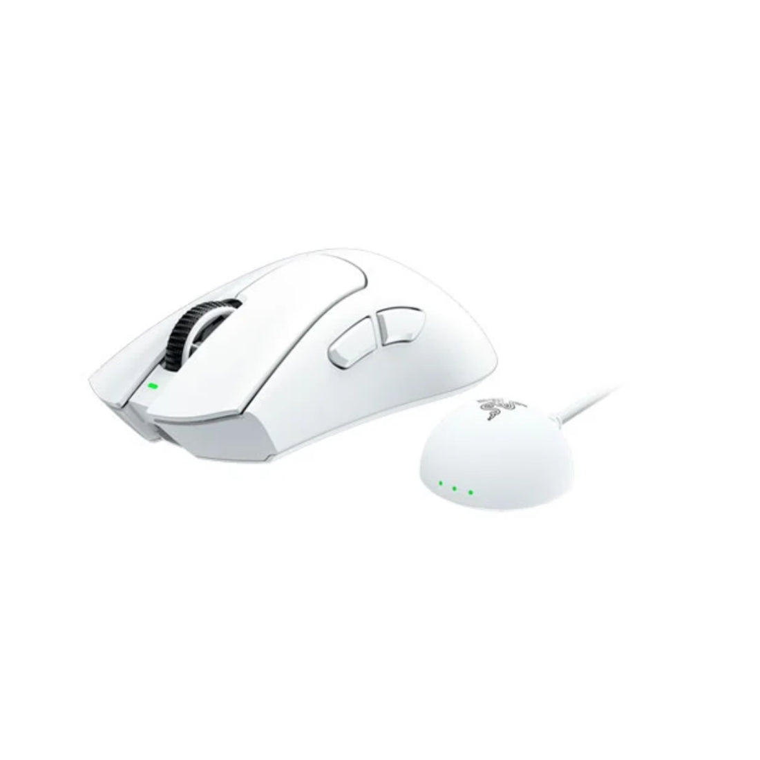 Razer DeathAdder V4 Pro Wireless Gaming Mouse - White - فأرة