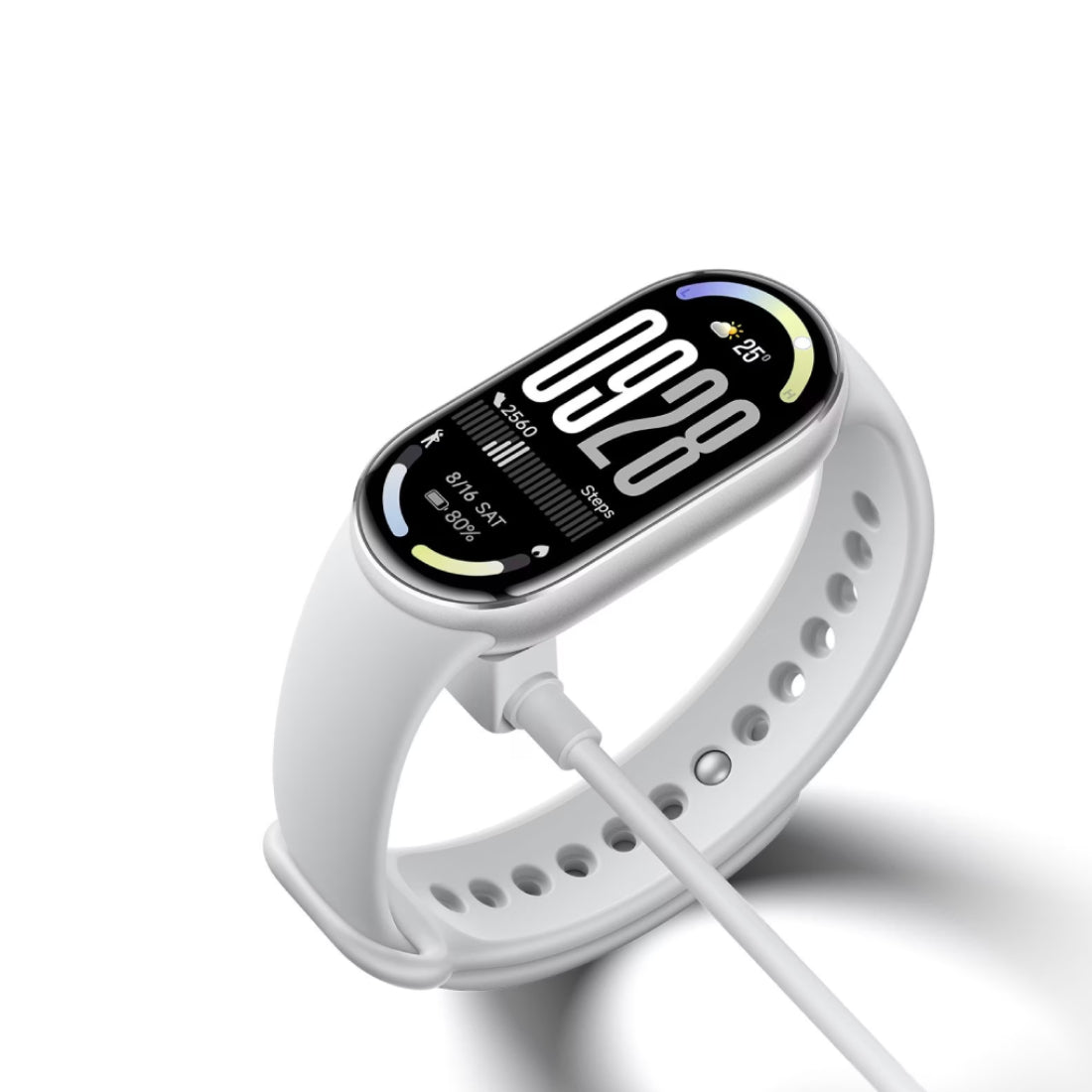 Xiaomi Smart Band 10 - Glacier Silver - ساعة - Store 974 Electronics WLL  | ستور٩٧٤ للالكترونيات ذ.م.م