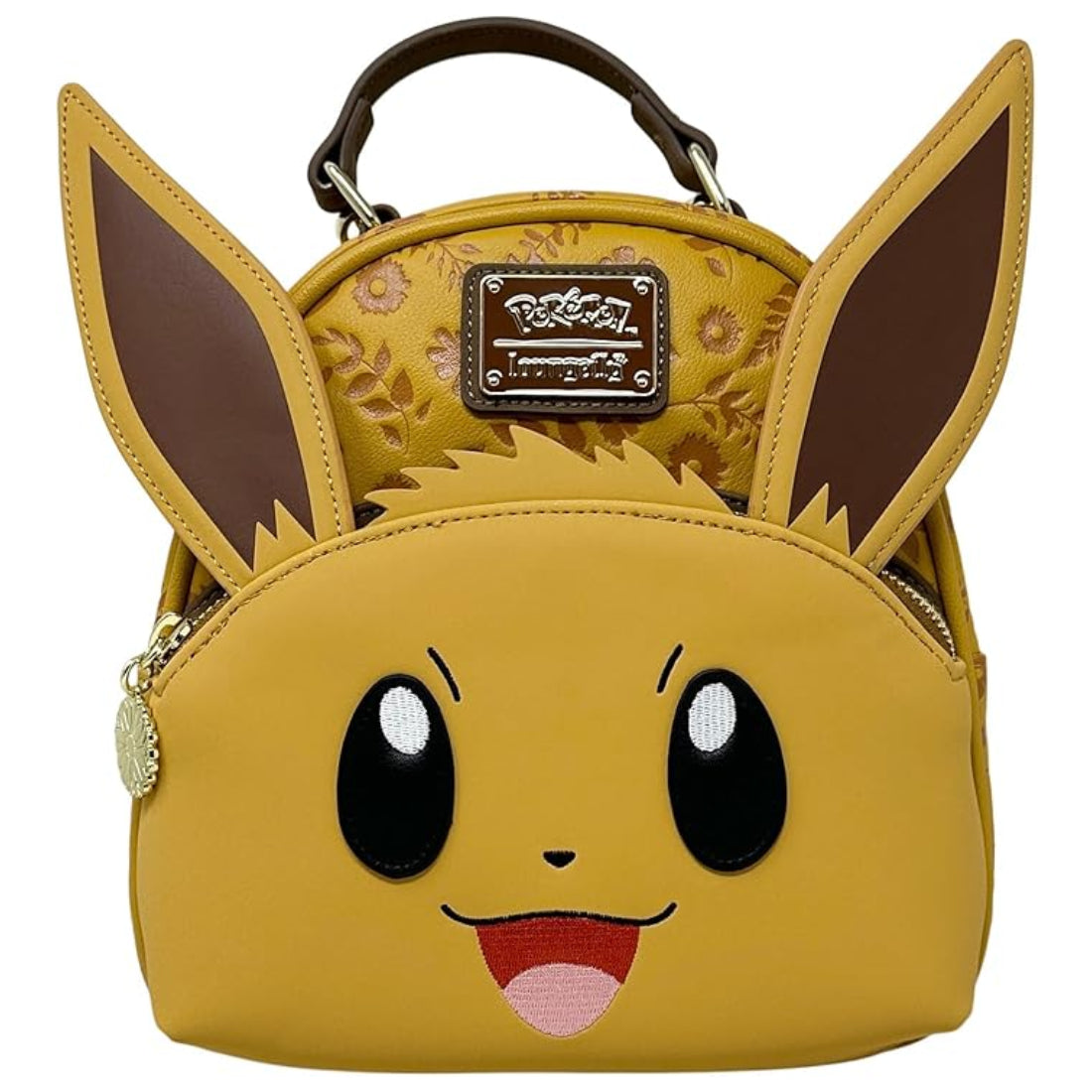 Loungefly! Leather: Pokemon Eevee Cosplay Convertible Mini Backpack - حقيبة Loungefly! Leather: Pokemon Eevee Cosplay Convertible Mini Backpack - حقيبة