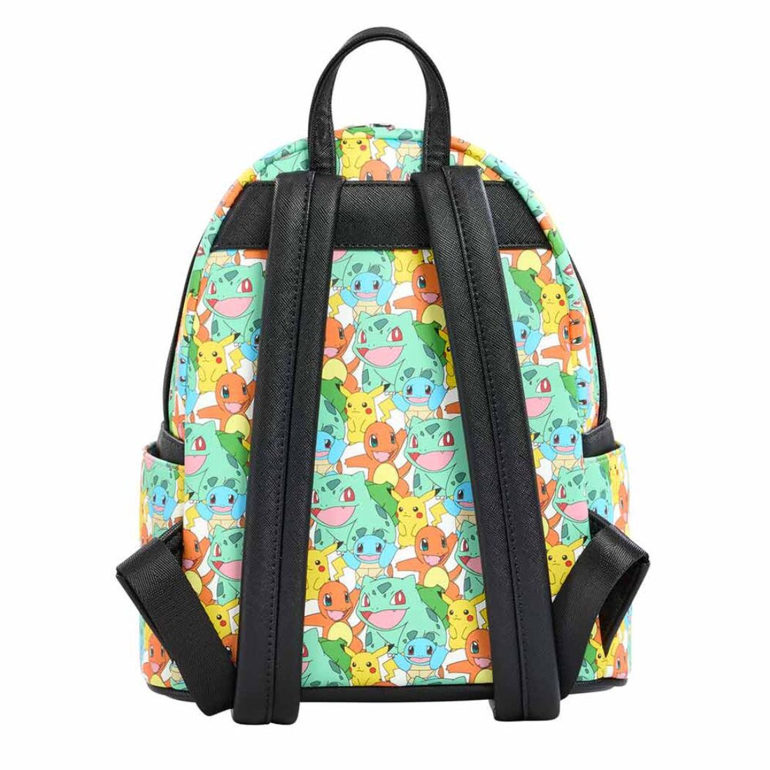 Loungefly! Leather: Pokemon Multi Character All-over-print Mini Backpack - حقيبة Loungefly! Leather: Pokemon Multi Character All-over-print Mini Backpack - حقيبة