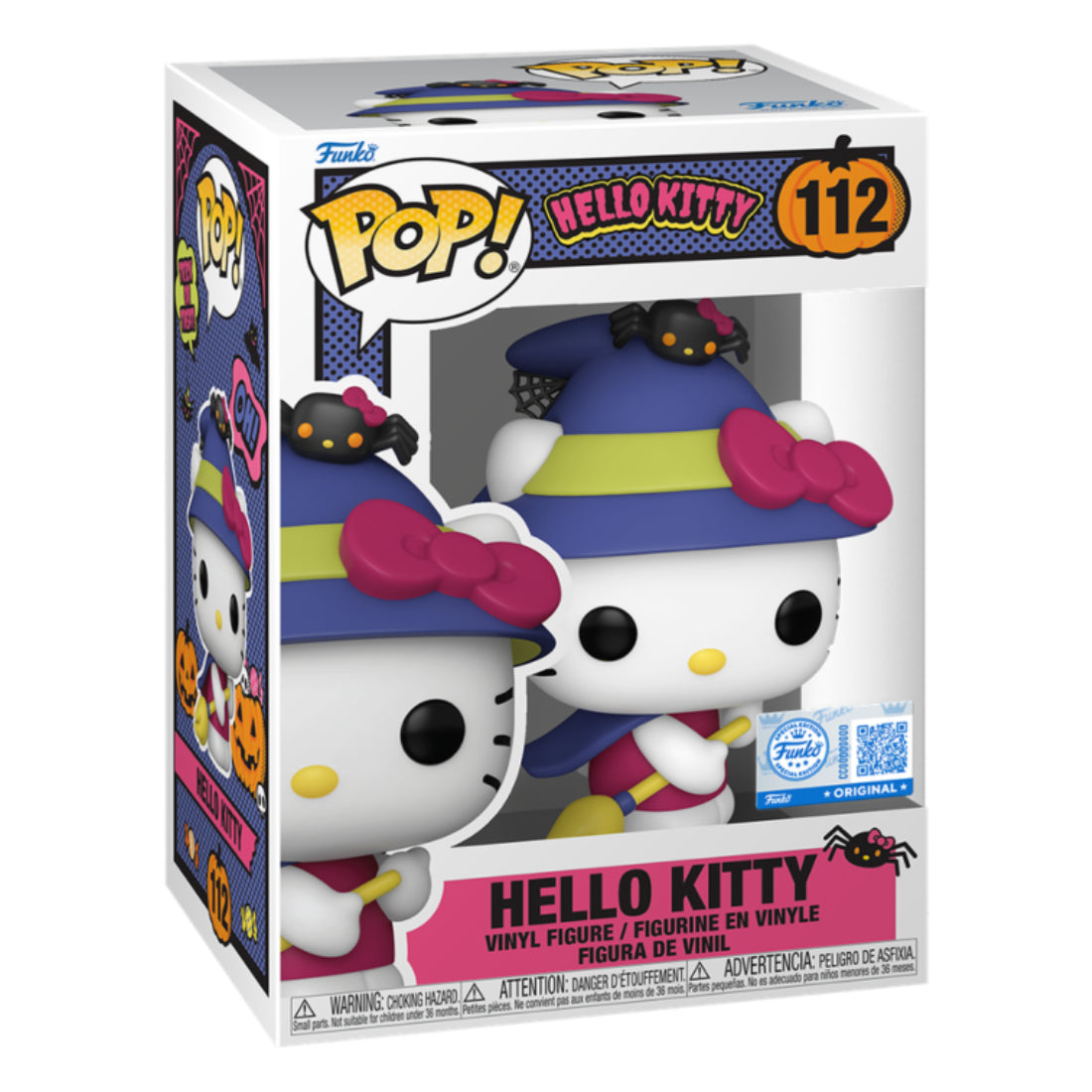Funko Pop! Animation: Sanrio - Halloween Hello Kitty (Exc) #112- دمية Funko Pop! Animation: Sanrio - Halloween Hello Kitty (Exc) #112- دمية