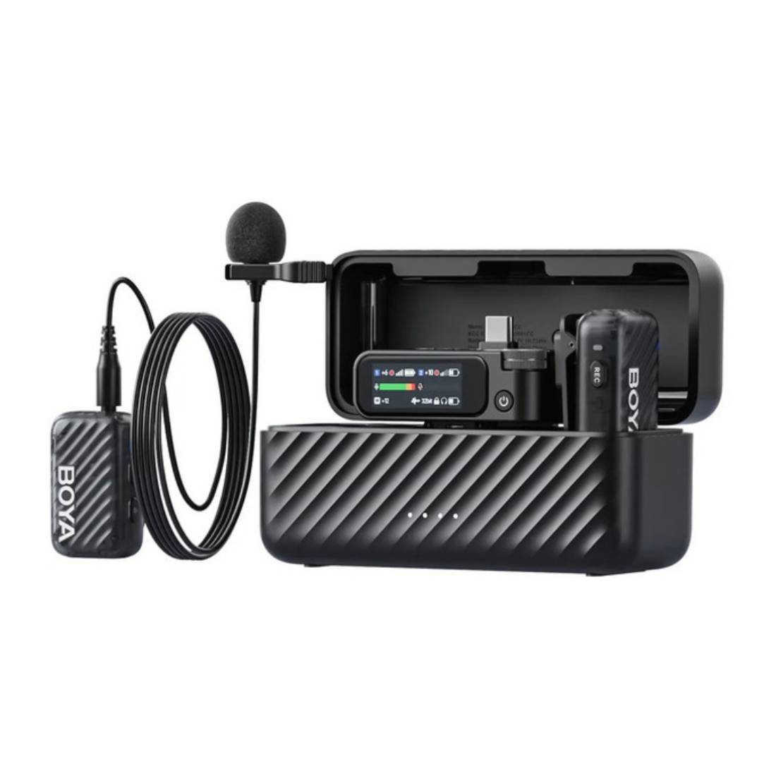 Boya: BOYAMIC 2-02 Mini Wireless Microphone - ميكروفون - Store 974 Electronics WLL  | ستور٩٧٤ للالكترونيات ذ.م.م