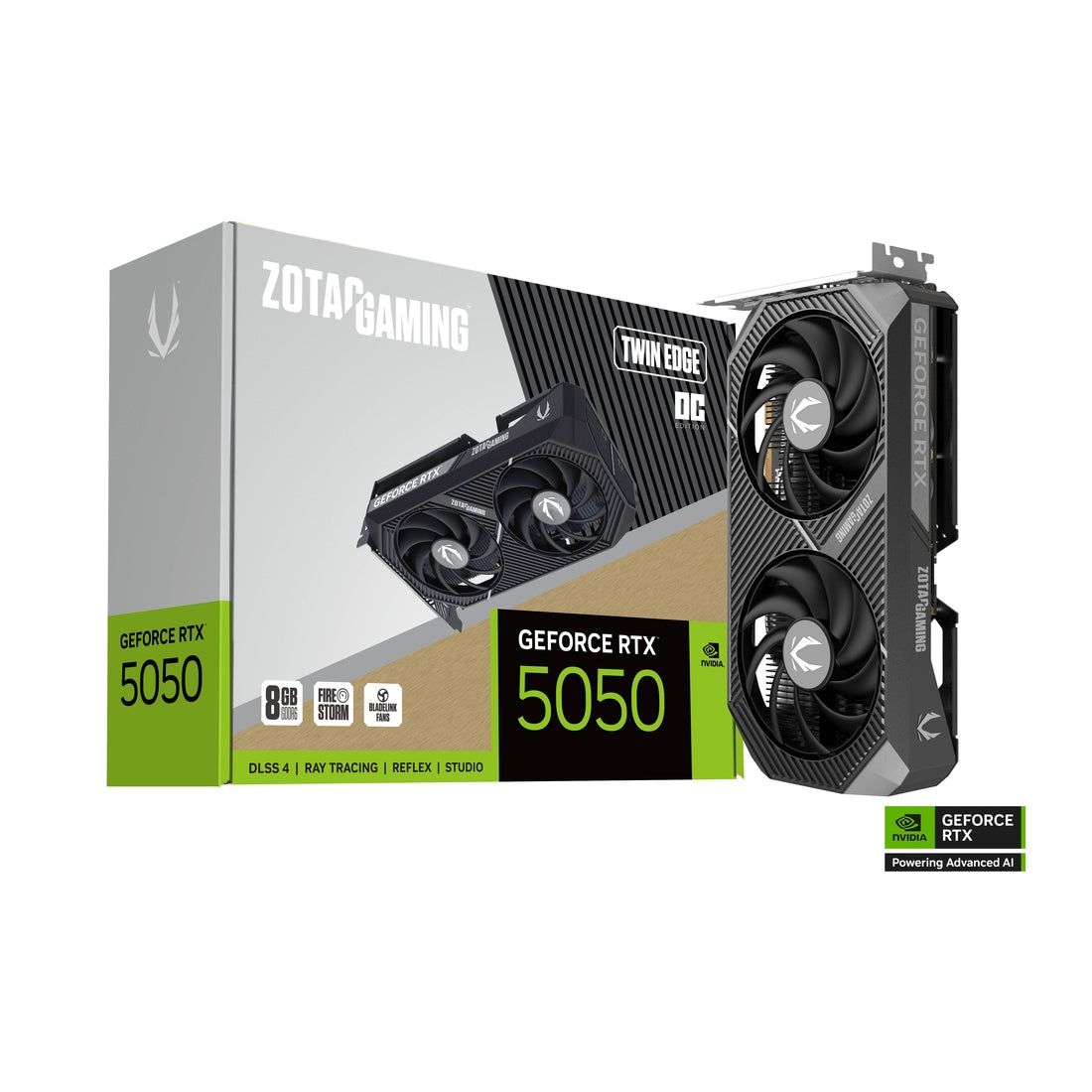 Zotac Gaming  GeForce RTX™ 5050 Twin Edge OC 8G GDDR6 Graphics Card - كرت الشاشة - Store 974 Electronics WLL  | ستور٩٧٤ للالكترونيات ذ.م.م