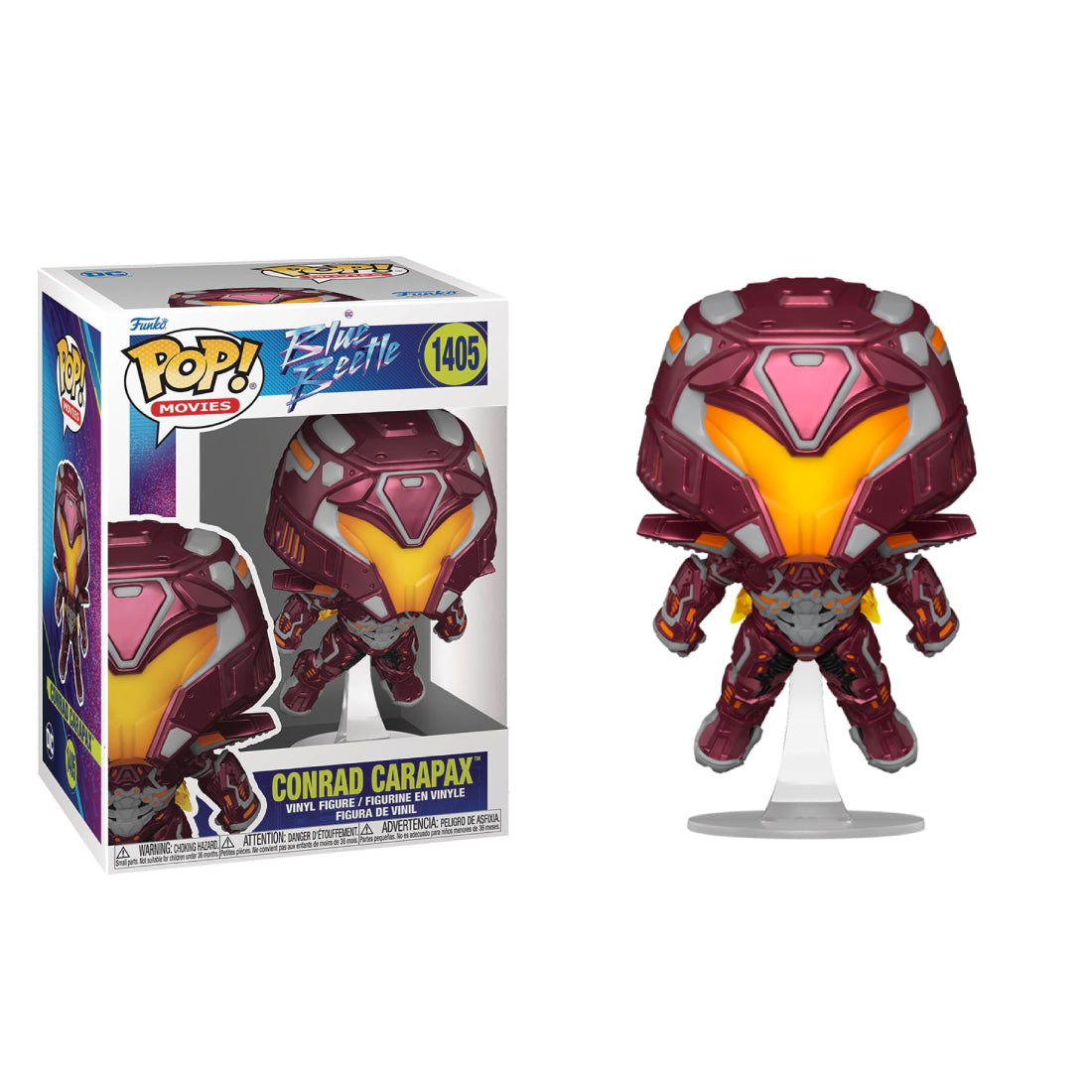 Funko Pop! Movies: Blue Beetle Carapax #1405  - دمية - Store 974 Electronics WLL  | ستور٩٧٤ للالكترونيات ذ.م.م
