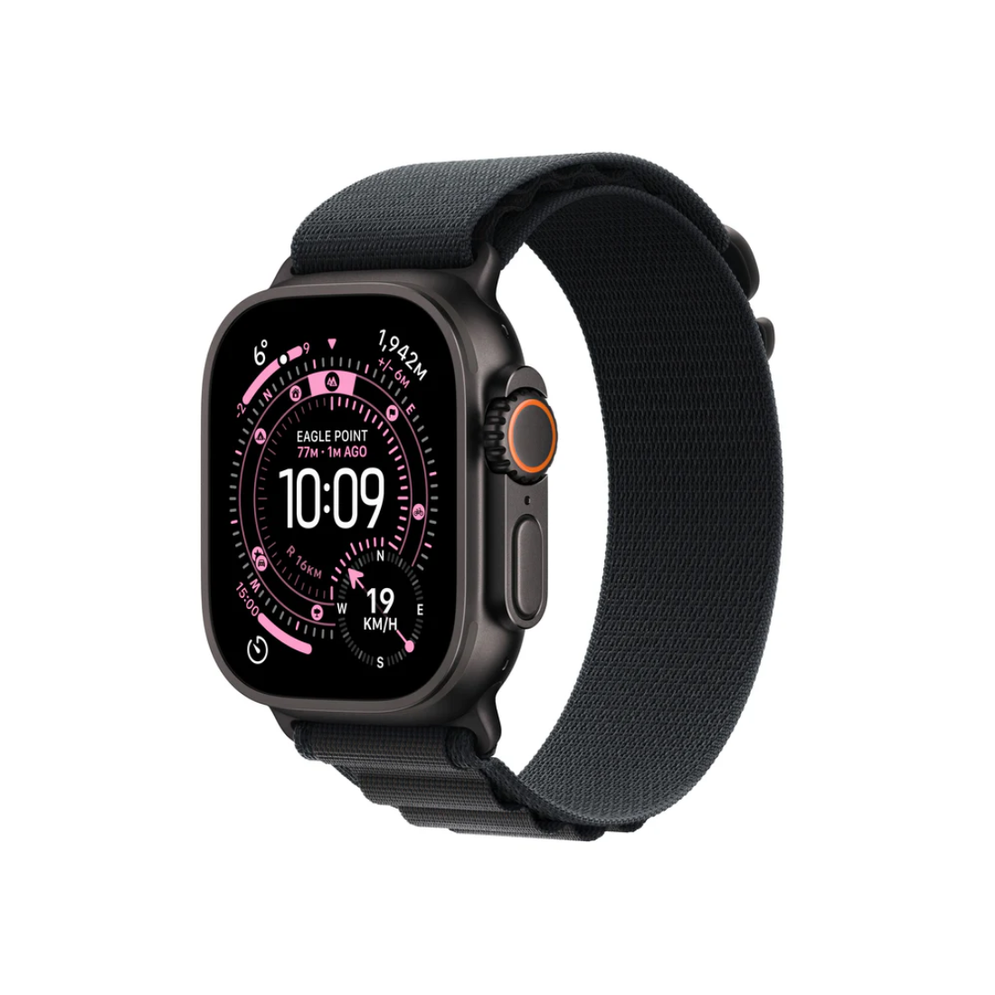 Apple Watch Ultra 3 GPS + Cellular 49mm Black Titanium Case- Medium - ساعة ذكية Apple Watch Ultra 3 GPS + Cellular 49mm Black Titanium Case- Medium - ساعة ذكية