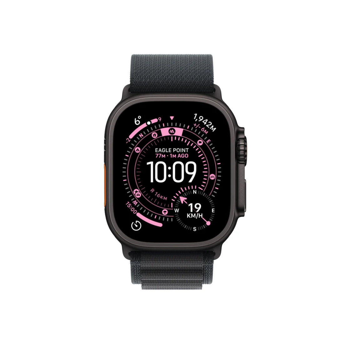 Apple Watch Ultra 3 GPS + Cellular 49mm Black Titanium Case- Medium - ساعة ذكية Apple Watch Ultra 3 GPS + Cellular 49mm Black Titanium Case- Medium - ساعة ذكية