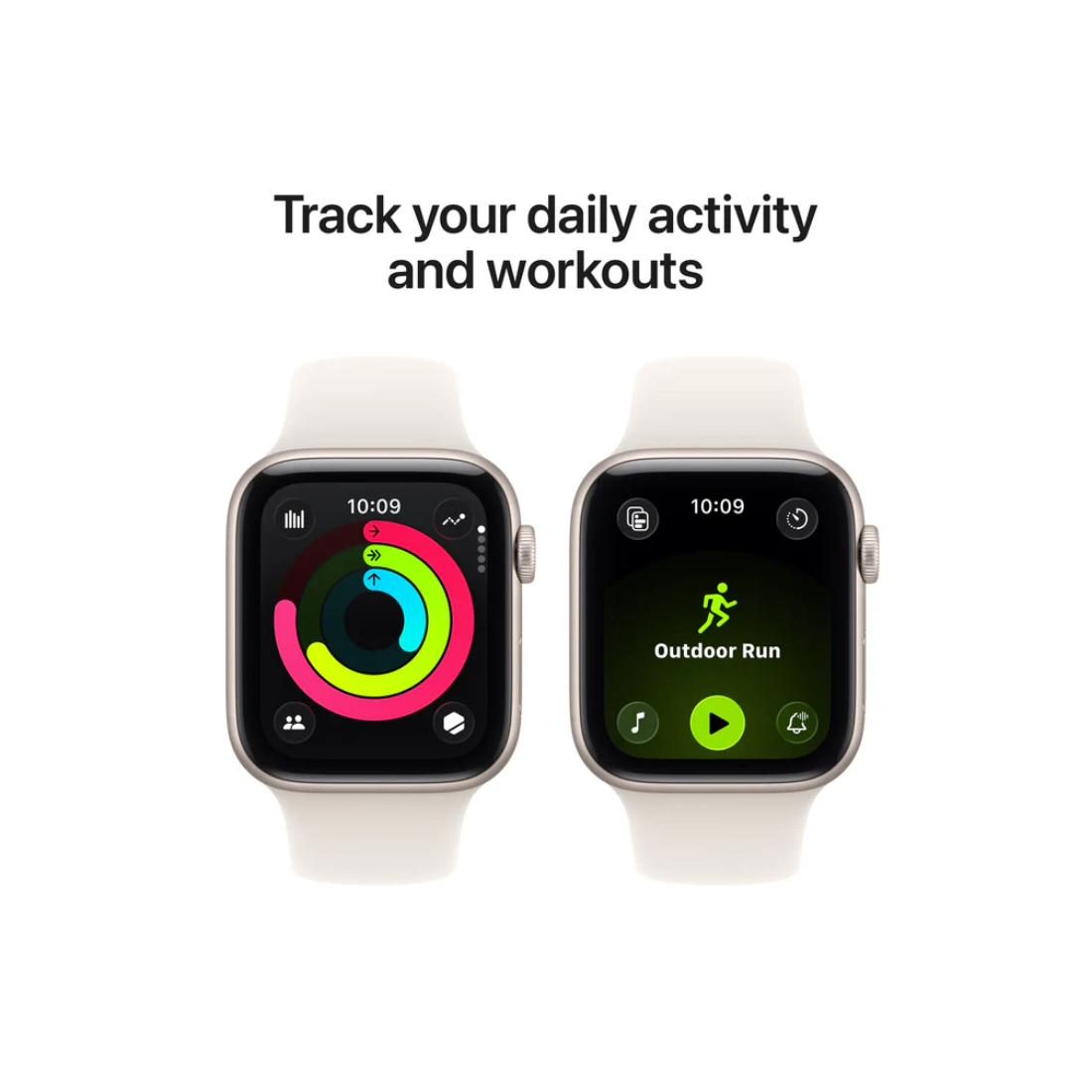 Apple Watch SE 3 GPS 40mm Starlight Aluminium - M/L - ساعة ذكية Apple Watch SE 3 GPS 40mm Starlight Aluminium - M/L - ساعة ذكية