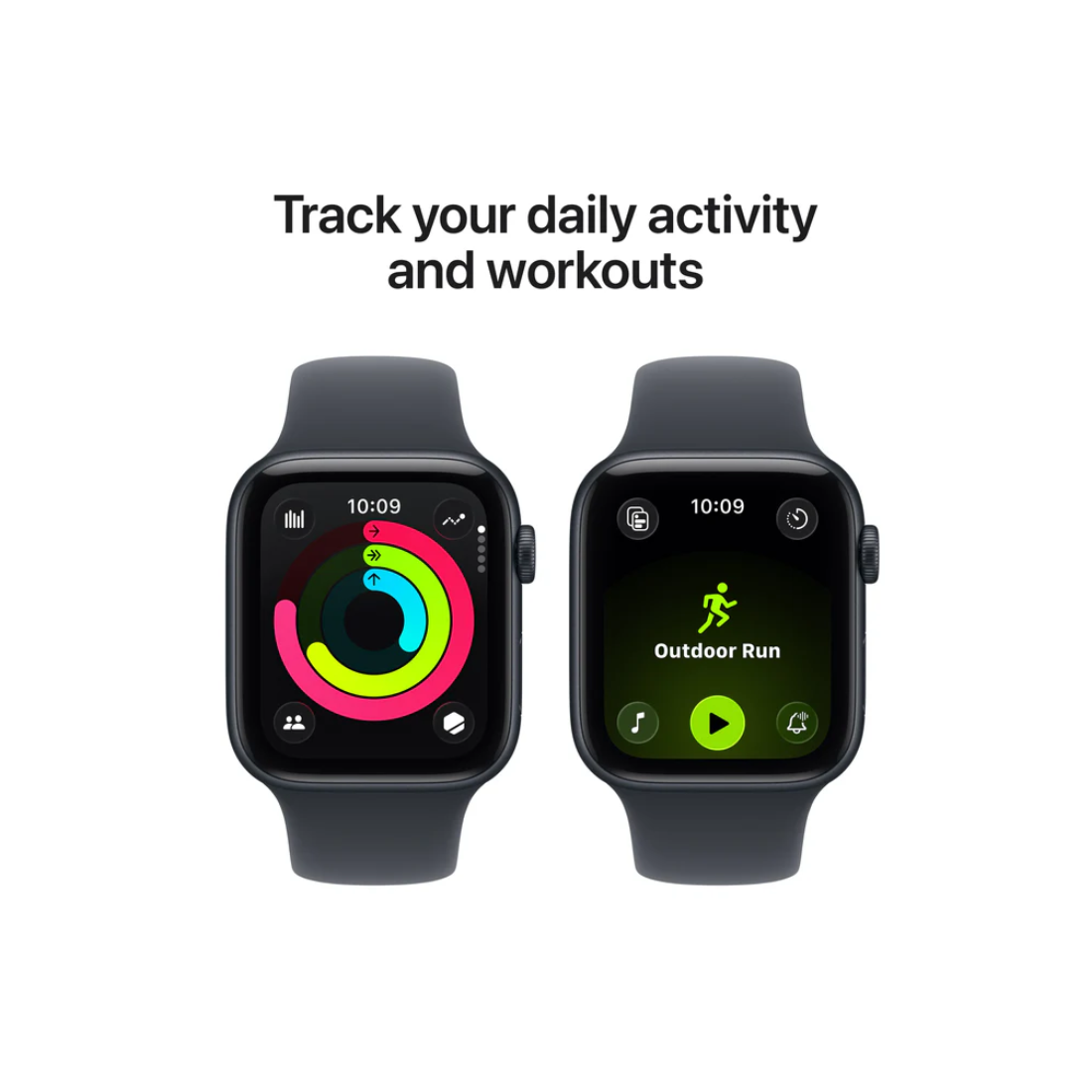 Apple Watch SE 3 GPS 40mm Midnight Aluminium Case- M/L- ساعة ذكية Apple Watch SE 3 GPS 40mm Midnight Aluminium Case- M/L- ساعة ذكية