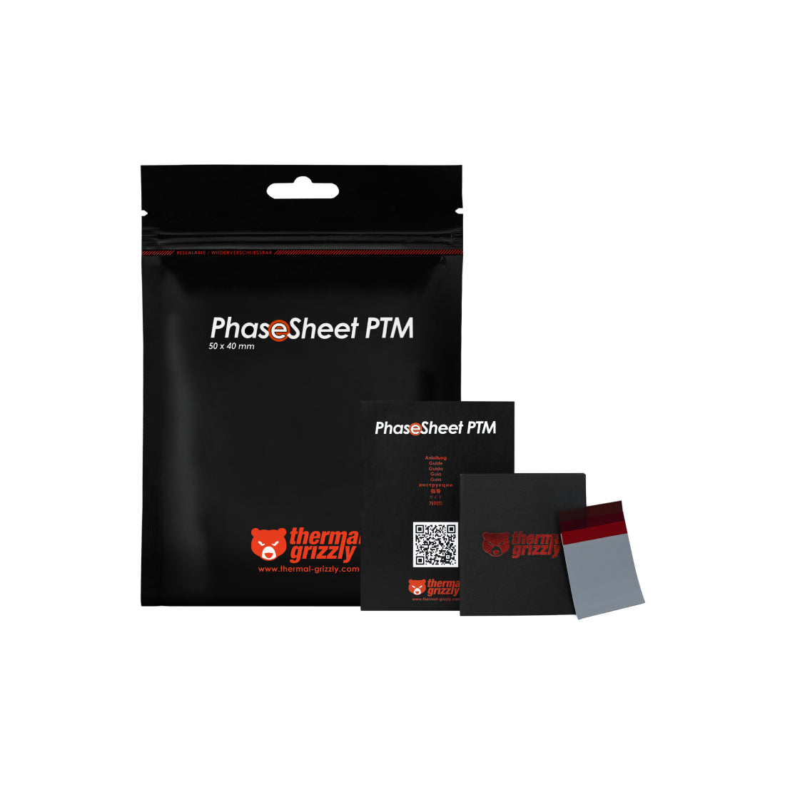 Thermal Grizzly PhaseSheet PTM - 50x40mm - وسادة حرارية