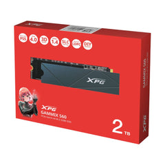 Adata XPG Gammix S60 Blade 2TB M.2 Internal SSD - Black - مساحة تخزين