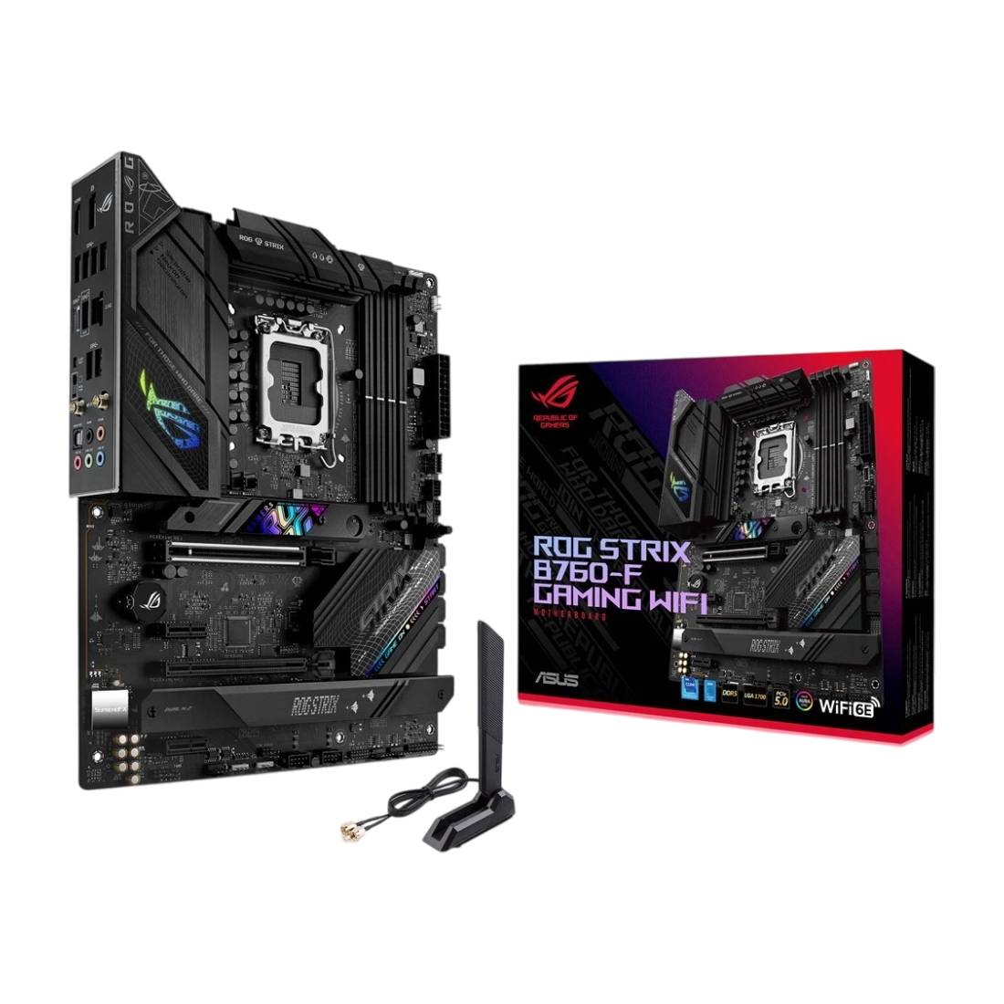 Asus ROG Strix B760-F Gaming WIFI Motherboard - لوحة الأم - Store 974 Electronics WLL  | ستور٩٧٤ للالكترونيات ذ.م.م