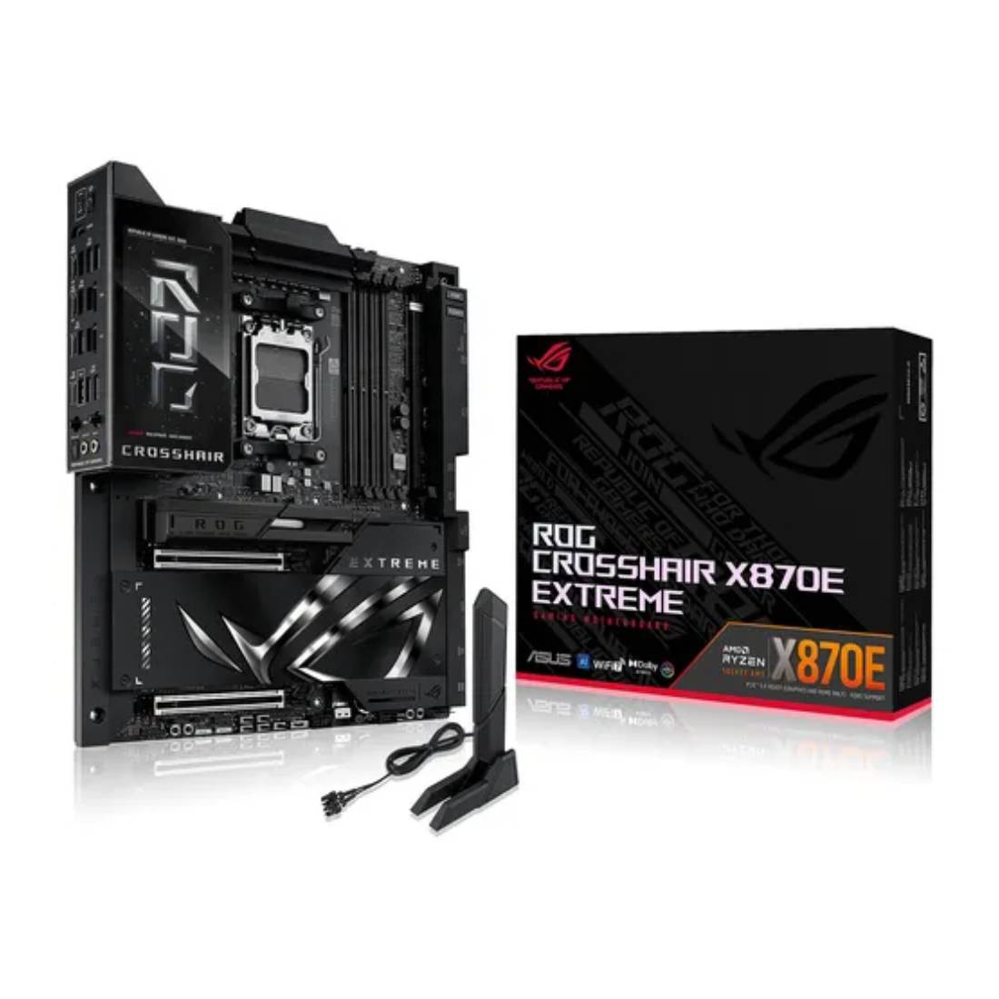 Asus ROG Crosshair X870E Extreme Gaming Motherboard - لوحة الأم - Store 974 Electronics WLL  | ستور٩٧٤ للالكترونيات ذ.م.م