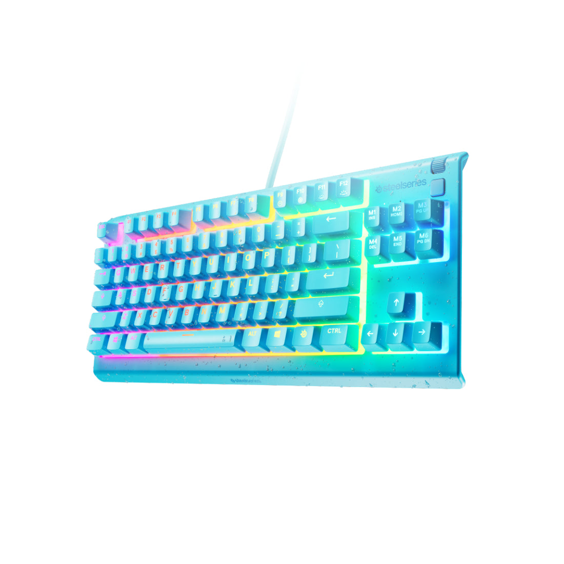 SteelSeries Apex 3 TKL US Gaming Keyboard - Aqua - لوحة مفاتيح SteelSeries Apex 3 TKL US Gaming Keyboard - Aqua - لوحة مفاتيح