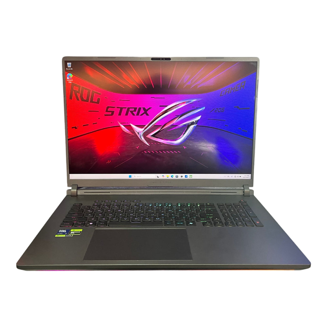 (Pre-owned) ASUS ROG Strix G18 Intel Ultra 9 275HX RTX 5080 Gaming Laptop - حاسوب محمول - Store 974 Electronics WLL  | ستور٩٧٤ للالكترونيات ذ.م.م