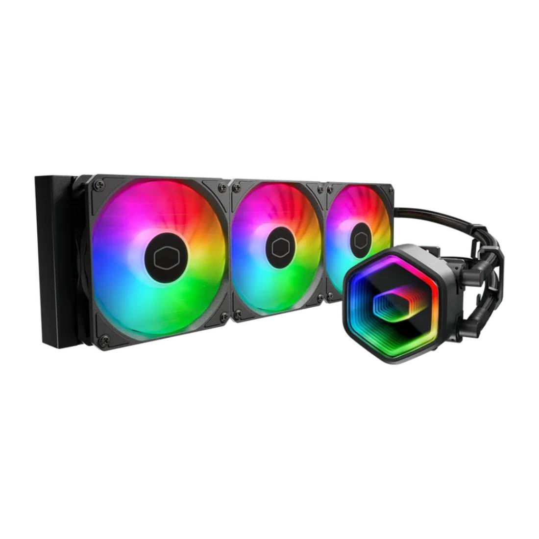 MasterLiquid 360 Core II ARGB CPU Cooler - 360mm Black - مبرد MasterLiquid 360 Core II ARGB CPU Cooler - 360mm Black - مبرد