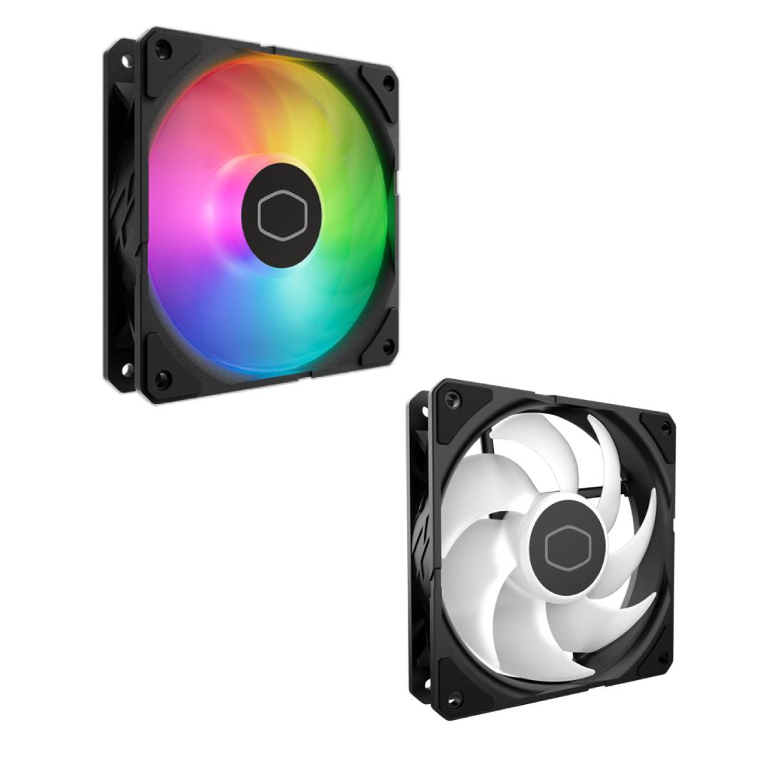 Cooler Master Sickleflow Edge 120 ARGB 3-Pack Fan Kit - Black - مروحة تبريد Cooler Master Sickleflow Edge 120 ARGB 3-Pack Fan Kit - Black - مروحة تبريد