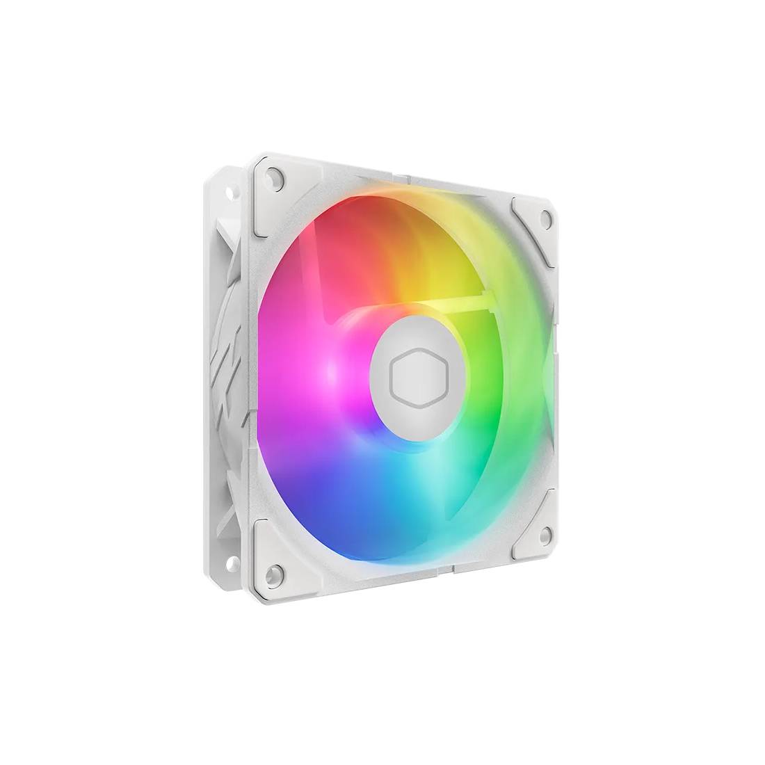 Cooler Master Sickleflow Edge 120 ARGB 3-Pack Fan Kit - White - مروحة تبريد Cooler Master Sickleflow Edge 120 ARGB 3-Pack Fan Kit - White - مروحة تبريد