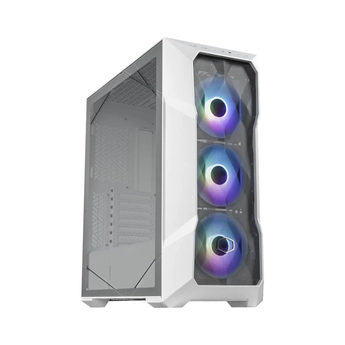 Cooler Master TD500 Mesh V2 Airflow ATX Mid-Tower Case - White - صندوق Cooler Master TD500 Mesh V2 Airflow ATX Mid-Tower Case - White - صندوق