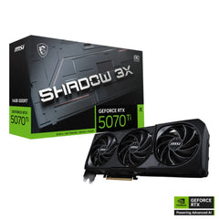 MSI GeForce RTX™ 5070 Ti 16G SHADOW 3X OC Graphics Card - ﻛﺮت اﻟﺸﺎﺷﺔ
