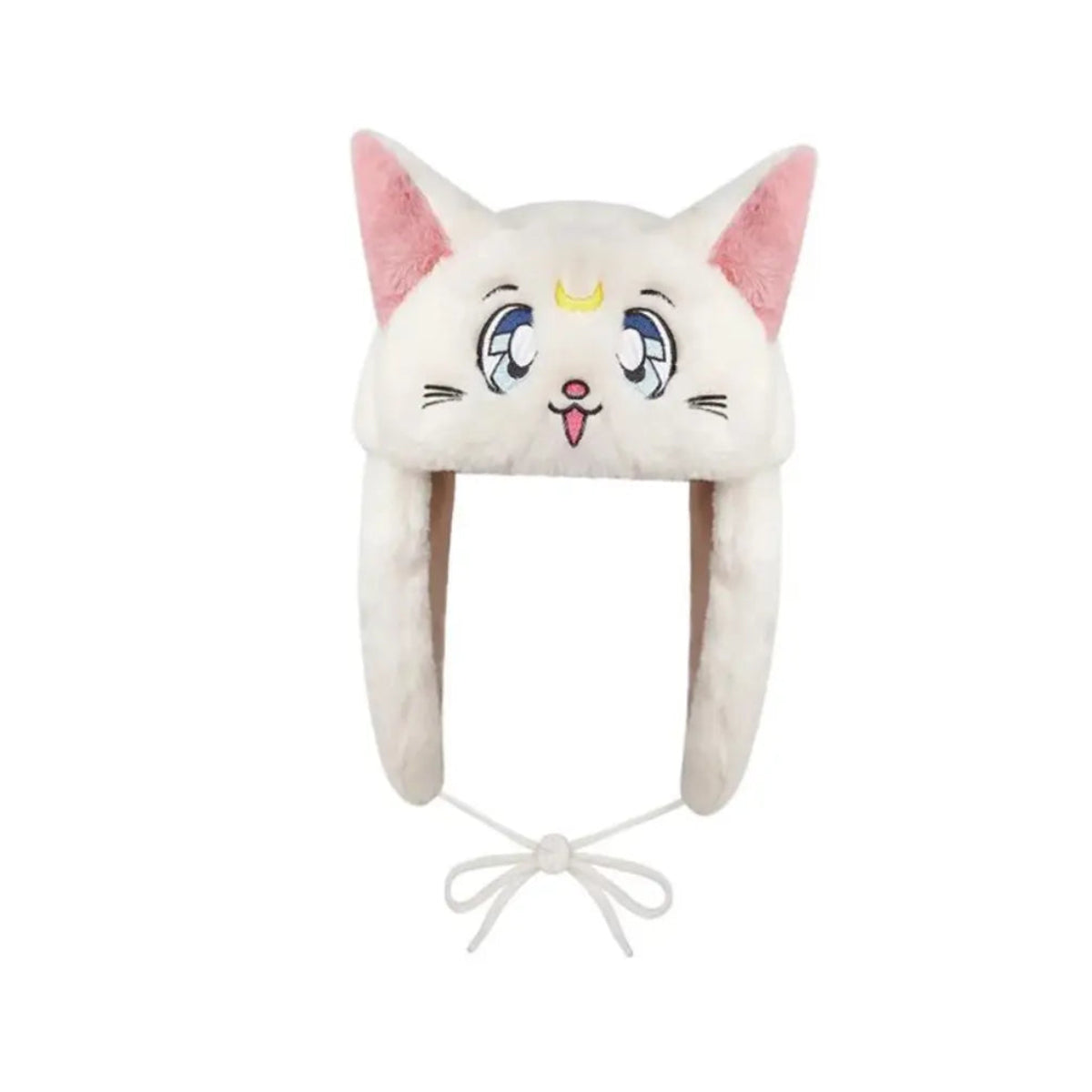 Anime Sailor Moon Artemis Nuna Ushanka Hat Cute Winter Hat - قبعة