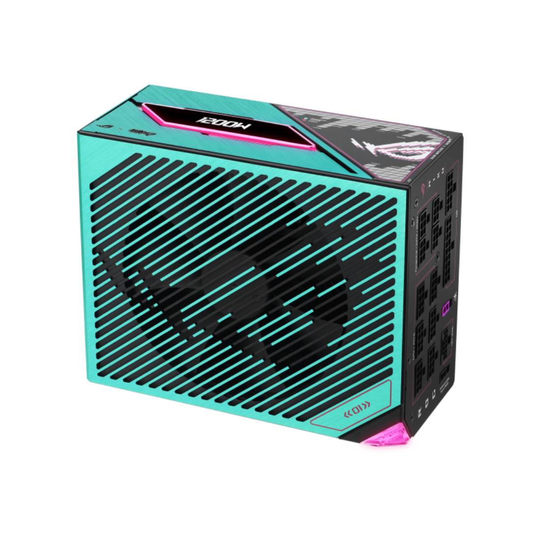 ASUS ROG Thor 1200W Platinum Power Supply- Hatsune Miku Edt - مزود الطاقة ASUS ROG Thor 1200W Platinum Power Supply- Hatsune Miku Edt - مزود الطاقة