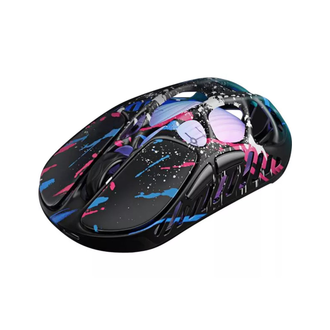 GravaStar Mercury XPro Wireless Gaming Mouse - Neon Graffiti - فأرة GravaStar Mercury XPro Wireless Gaming Mouse - Neon Graffiti - فأرة