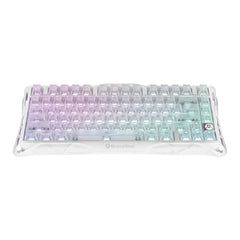 GravaStar Mercury K1 Lite 75% Wireless Mechanical Gaming Keyboard - Crystal Aurora - لوحة مفاتيح