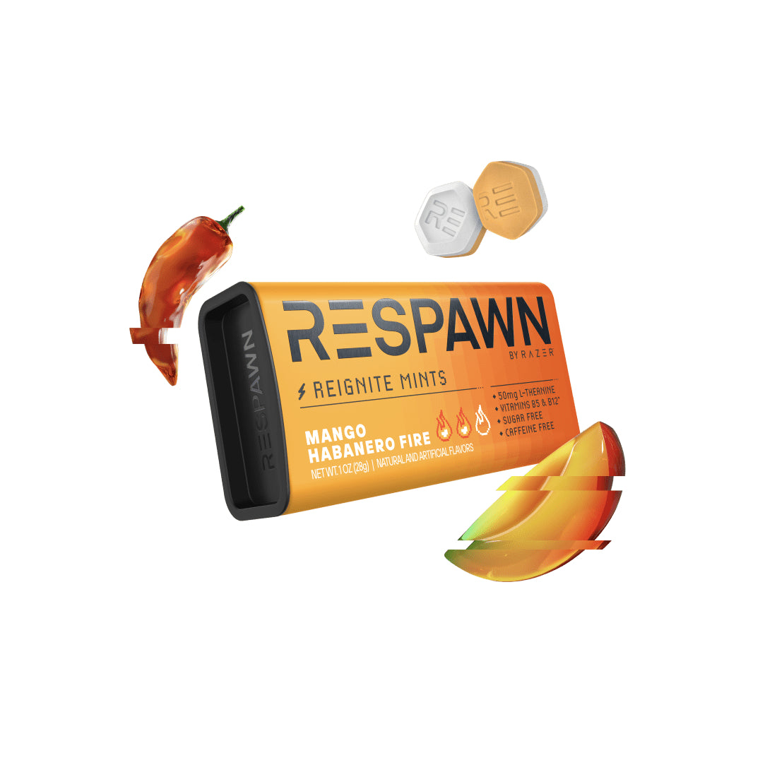 Respawn Mango Habanero Fire Mint - حلوى Respawn Mango Habanero Fire Mint - حلوى