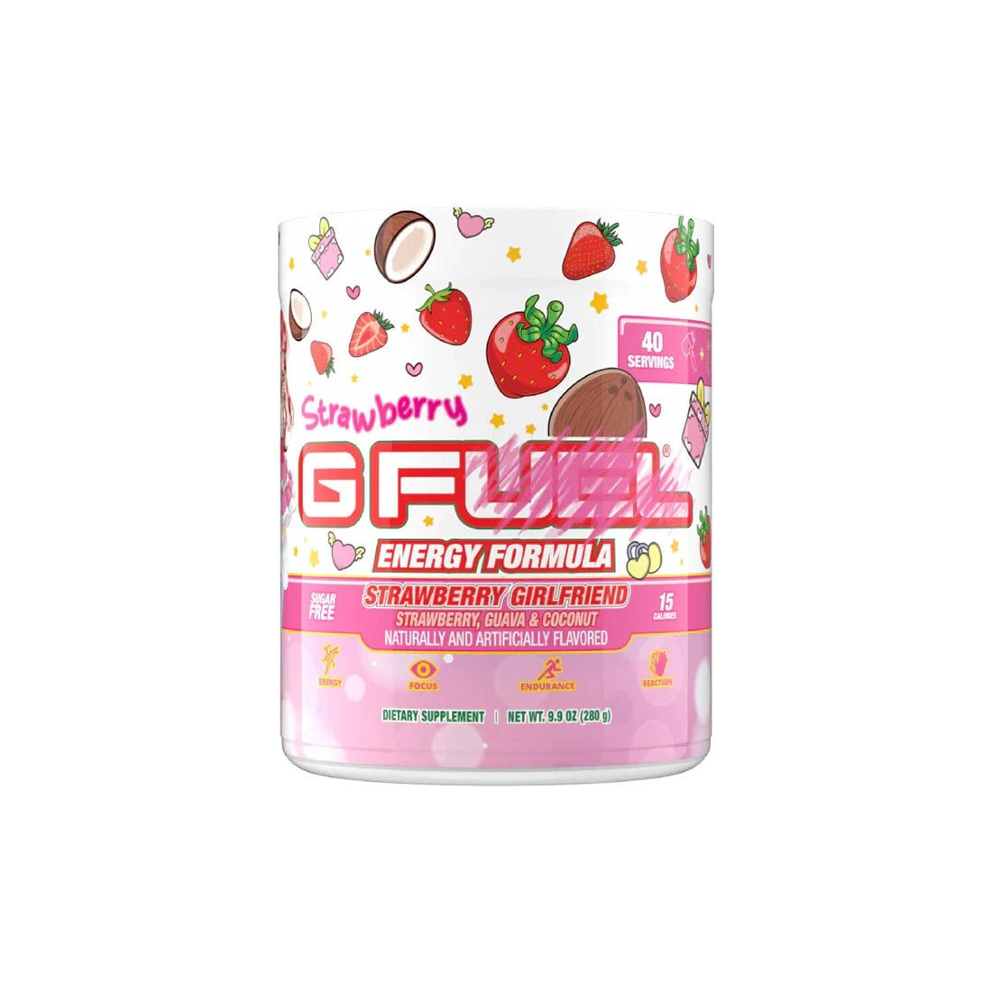 G Fuel Strawberry Girlfriend Energy Drink Powder - مسحوق طاقة