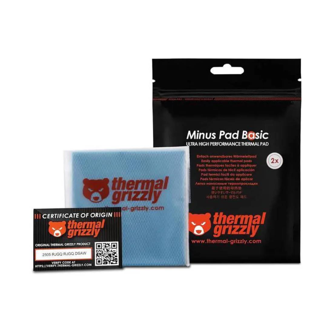 Thermal Grizzly-Minus Pad Pro - 100x 100x 1.0 mm - وسادة حرارية