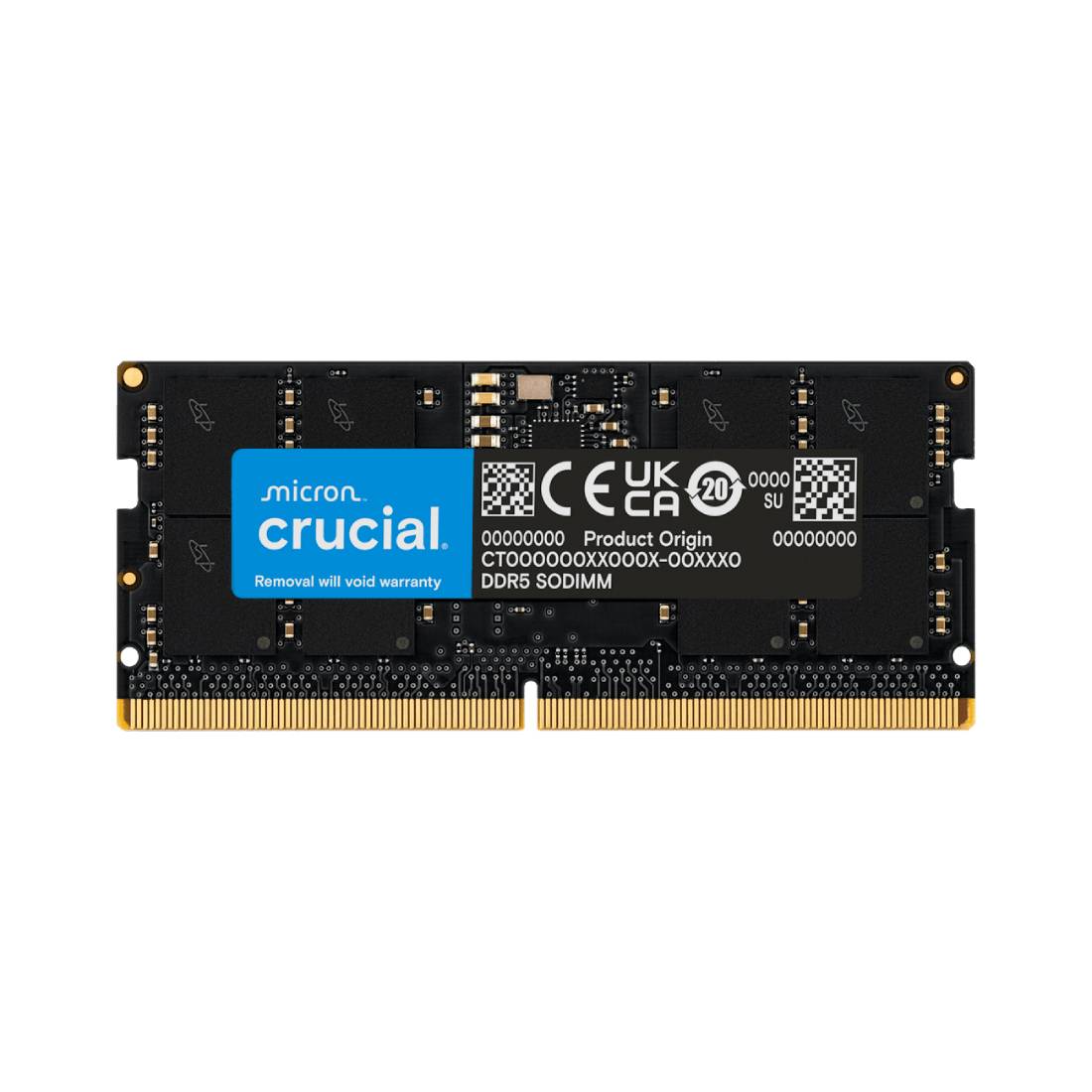 Crucial SODIMM RAM 16GB 5600Mhz CL46 DDR5 - الذاكرة العشوائية