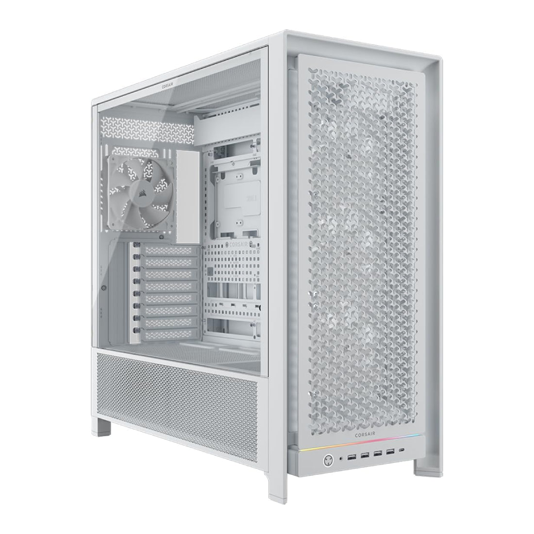 Corsair Frame 5000 RS Mid Tower Airflow Case - White - صندوق