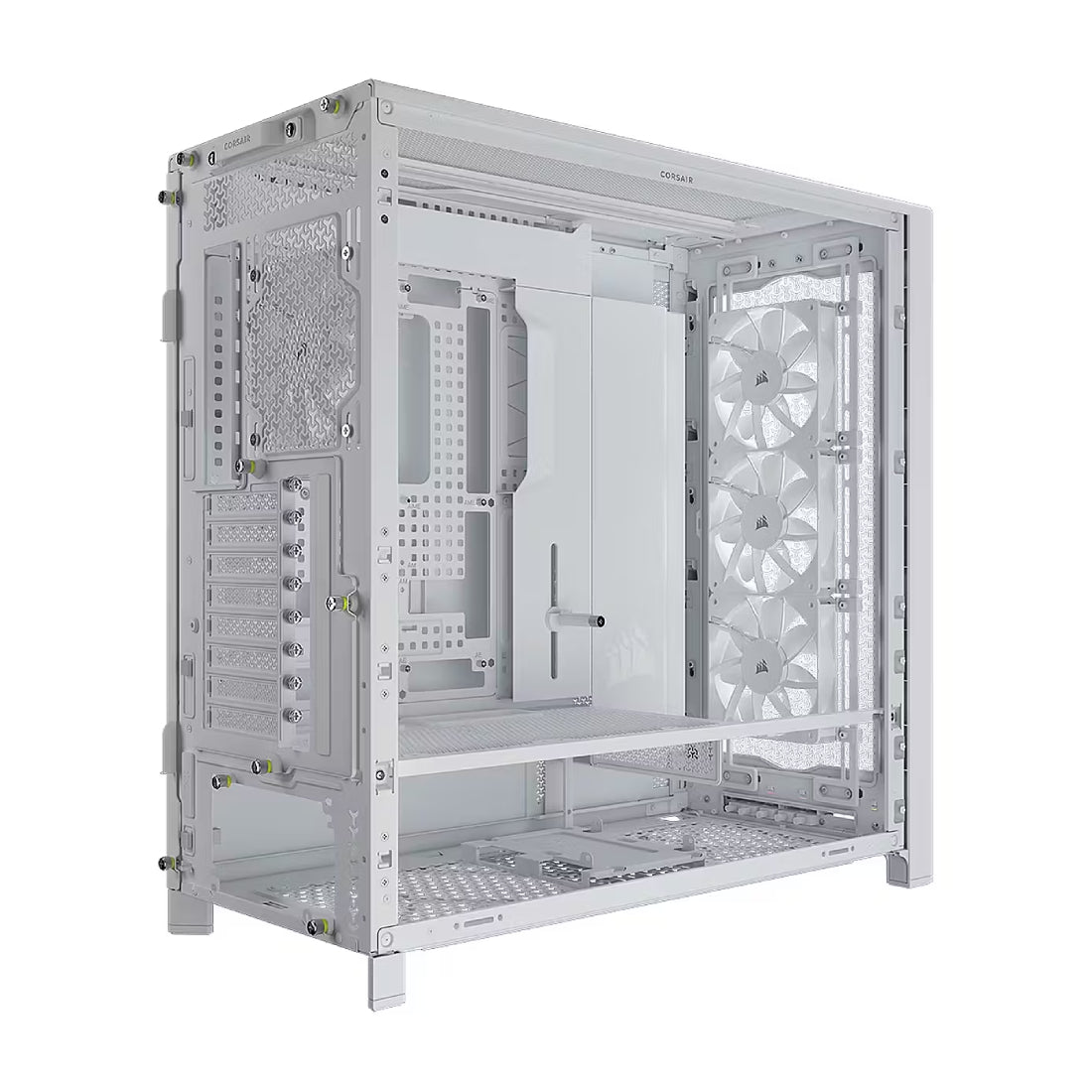 Corsair Frame 5000 RS Mid Tower Airflow Case - White - صندوق Corsair Frame 5000 RS Mid Tower Airflow Case - White - صندوق