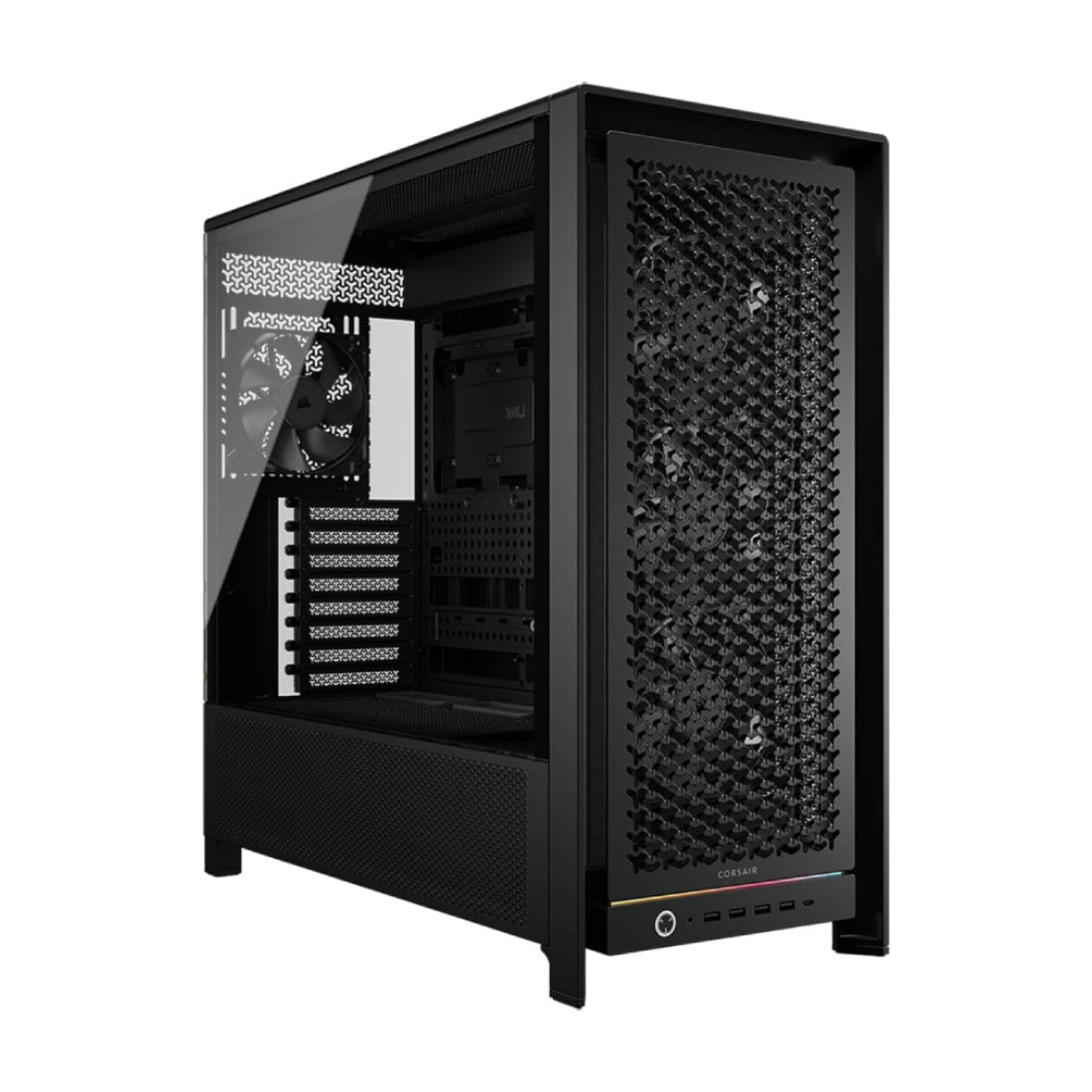 Corsair Frame 5000 RS Mid Tower Airflow Case - Black - صندوق Corsair Frame 5000 RS Mid Tower Airflow Case - Black - صندوق