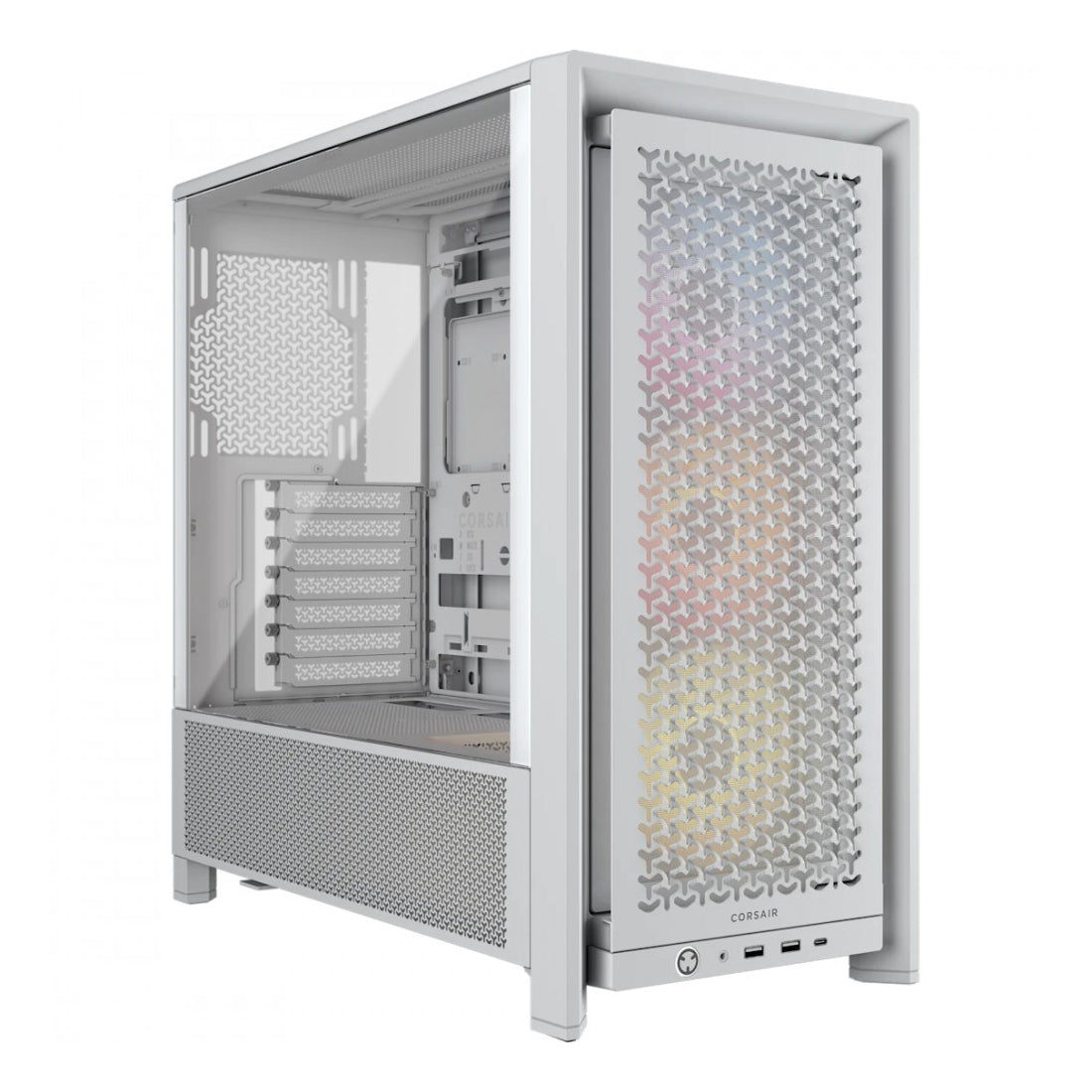 Corsair Frame 4000 RS ARGB Mid-Tower Case - White - صندوق