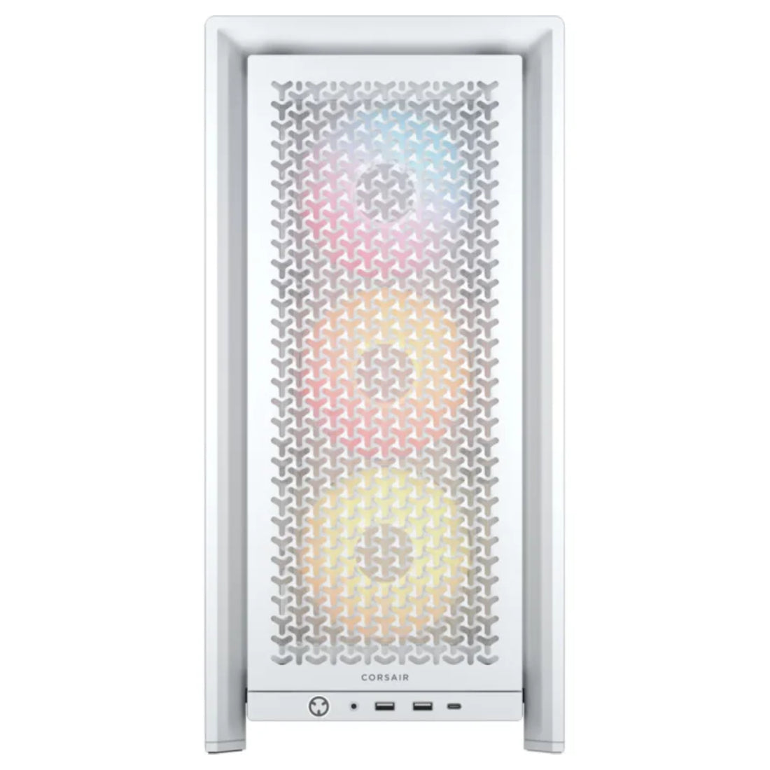 Corsair Frame 4000 RS ARGB Mid-Tower Case - White - صندوق Corsair Frame 4000 RS ARGB Mid-Tower Case - White - صندوق