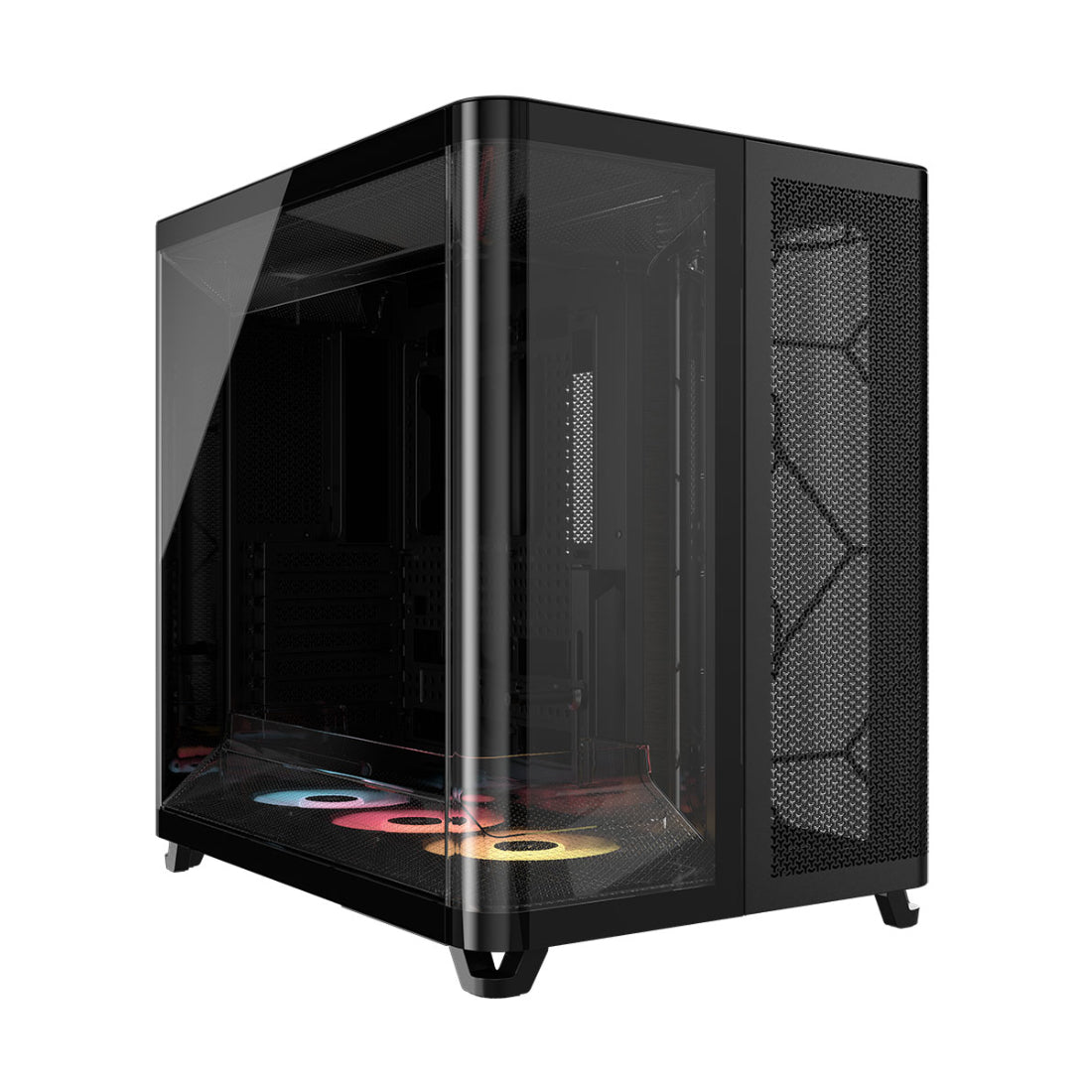 Corsair AIR 5400 SERIES RS-R ARGB Tempered Glass Mid-Tower Case - Black - صندوق