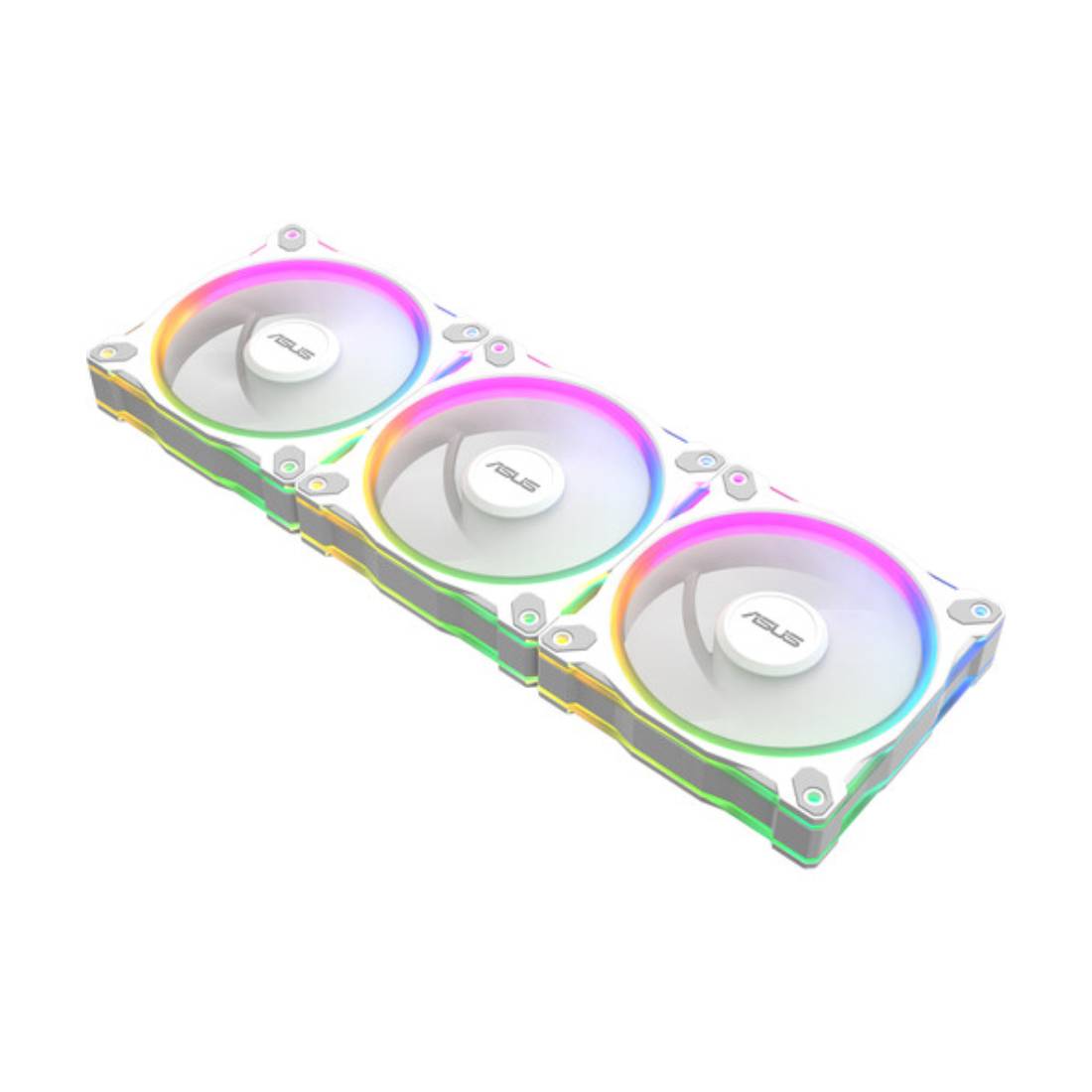 Asus Prime MR120 ARGB 3in1 Fan -White- مروحة Asus Prime MR120 ARGB 3in1 Fan -White- مروحة